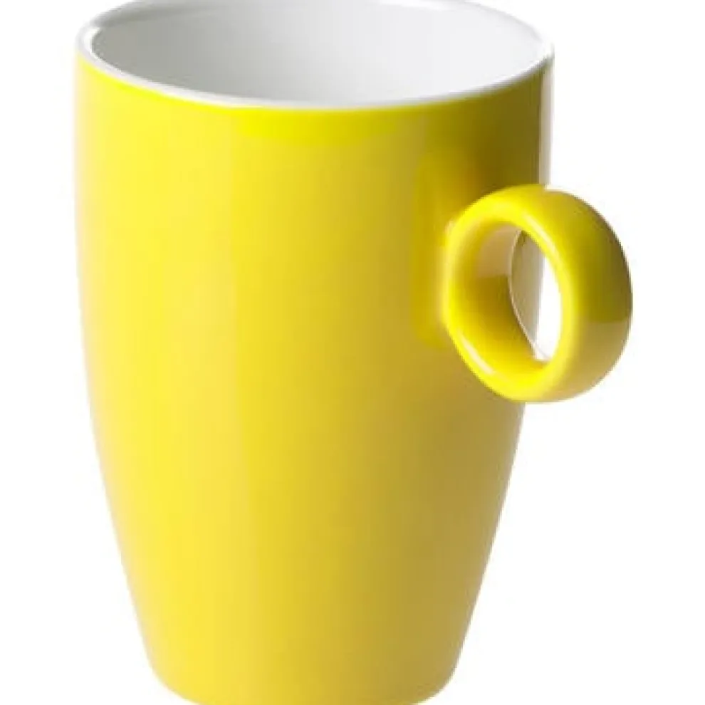 Beker 23cl Geel Maastricht Porselein Bart Colour 531426