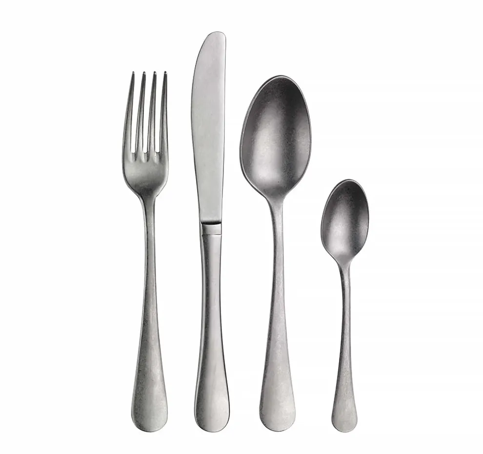 Bestekset Pintinox Stresa Stonewashed 24 delig (6 personen)