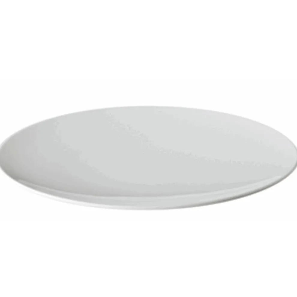 Bordenset Palmer White Delight 18 delig 21 - 25 - 27 cm Coupe (6 personen) Wit Porselein