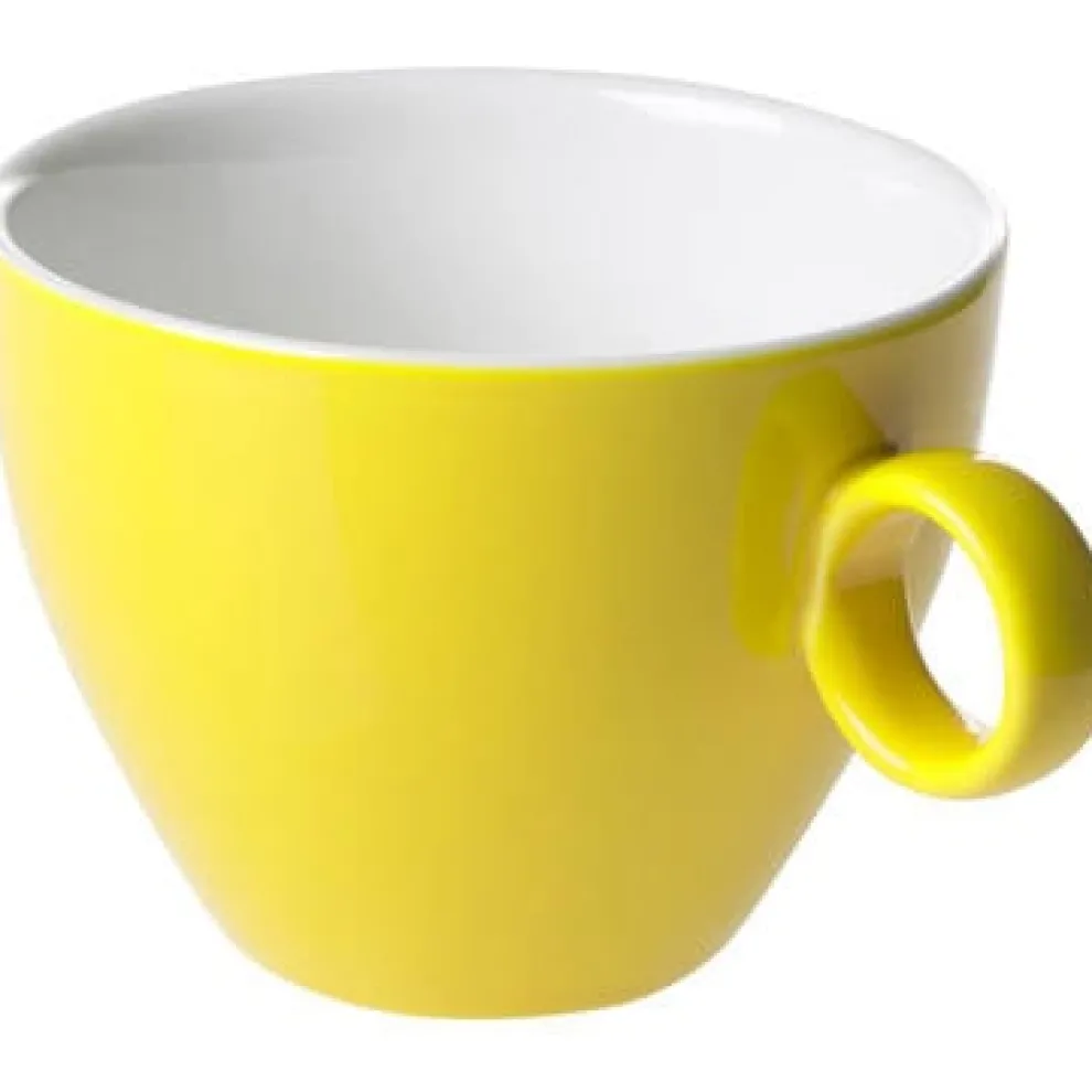 Cappuccinokop 23cl Geel Maastricht Porselein Bart Colour 531413