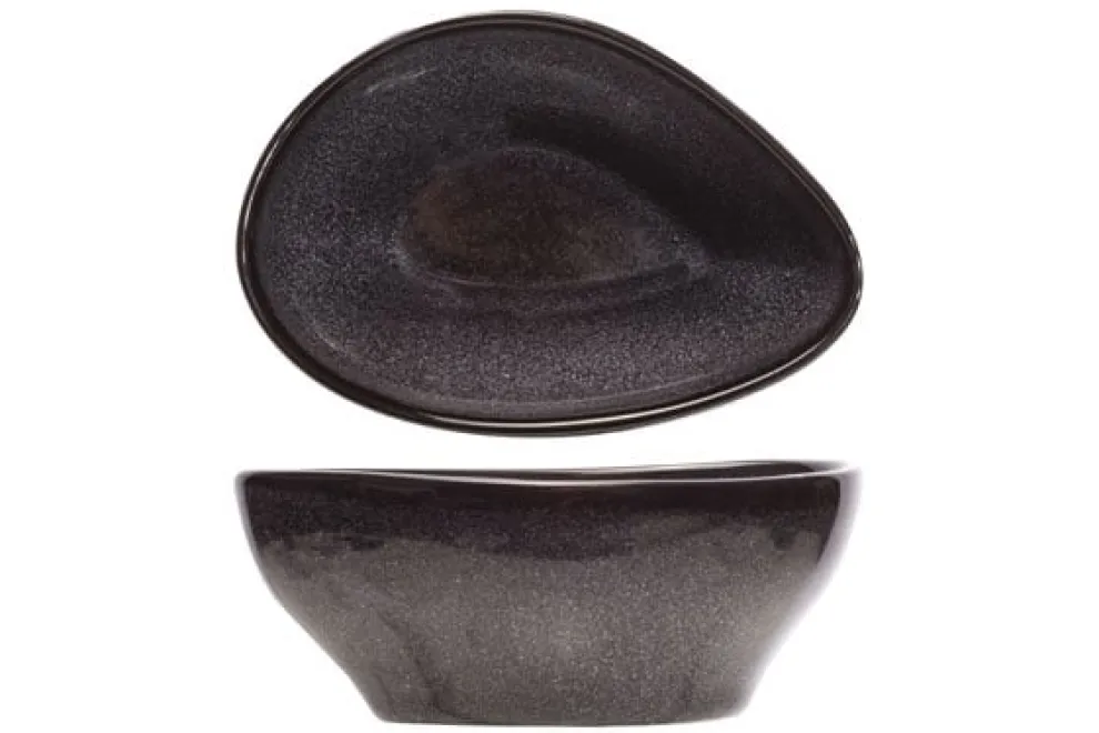 Cosy & Trendy Black Granite Schaal 12X9XH5CM 3491012