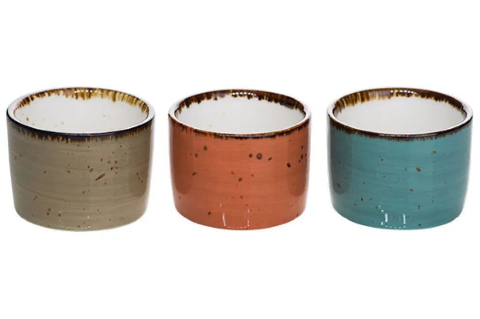 Cosy & Trendy Brisbane aperopotje 3 ass 5,8X4,2CM (Blauw - Grijs - Oranje) 1480606