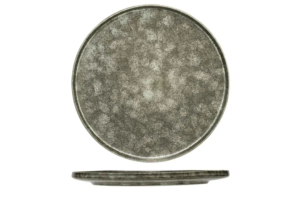 Cosy & Trendy Istra Dessertbord Grijs-Groen D17CM - 4673017