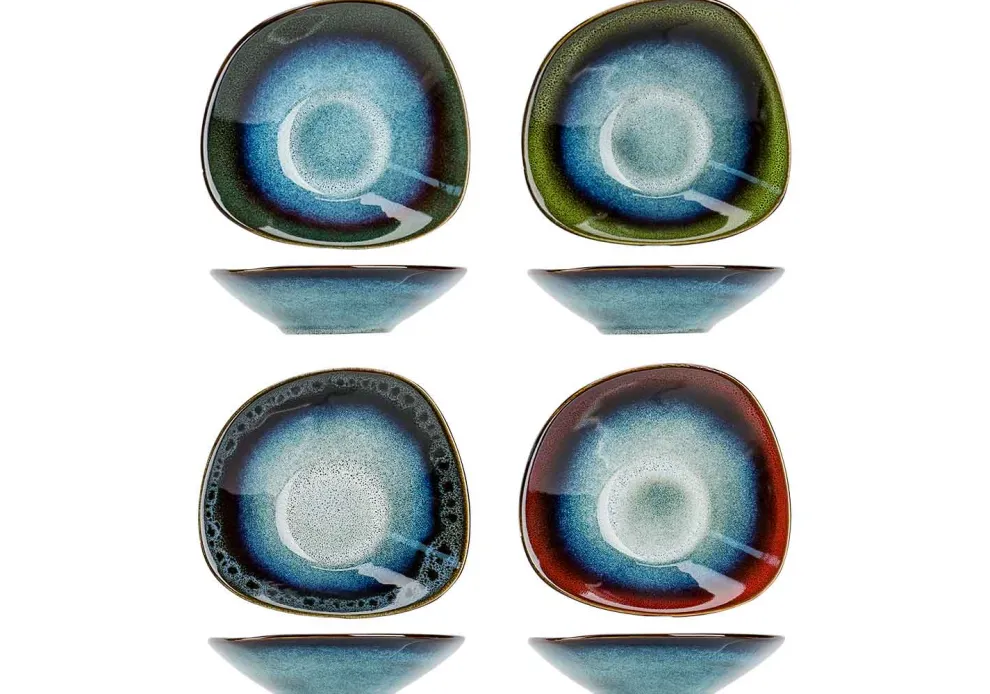 Cosy & Trendy Jamiro Mix Schaal 18X16XH4,5CM 4 ass Driehoekig 8240180