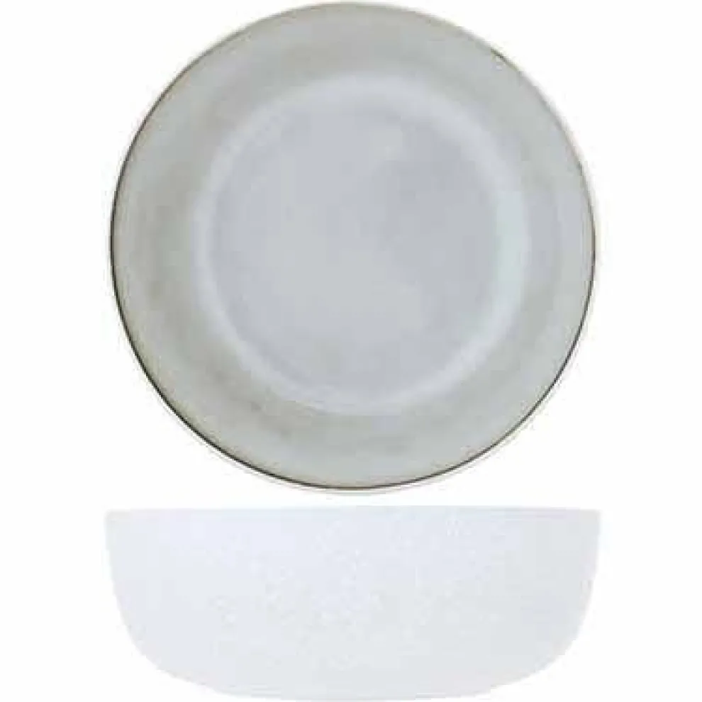 Cosy & Trendy Lily White Bowl Stoneware D16,5xh6cm 5370001