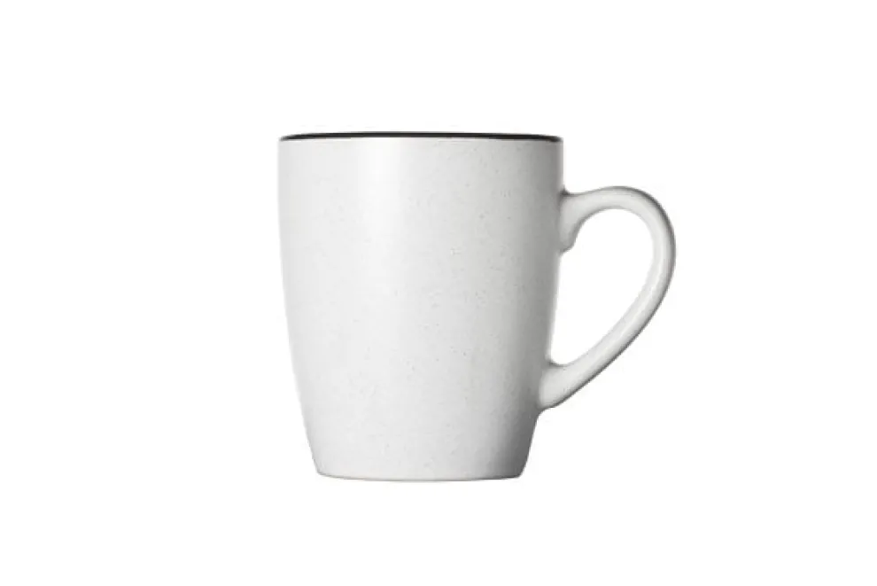 Cosy & Trendy Speckle white Beker 35CL 12X8,5XH10CM 3050400