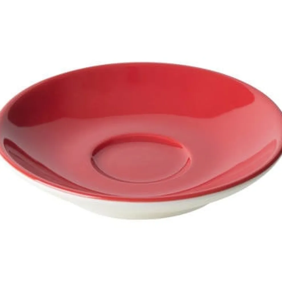 Espressoschotel 11cm Rood Maastricht Porselein Bart Colour 531368