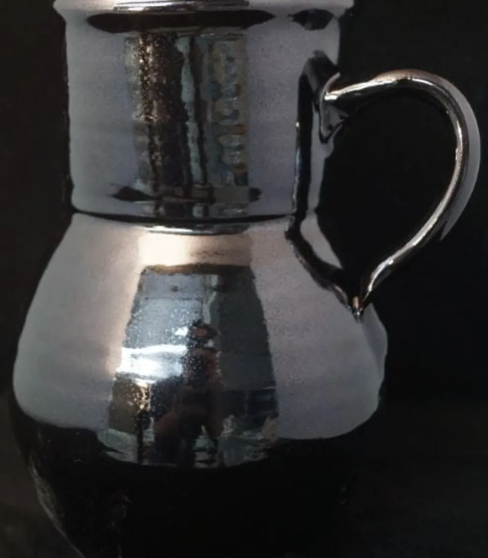 Karaf Zwart Aardewerk 1L