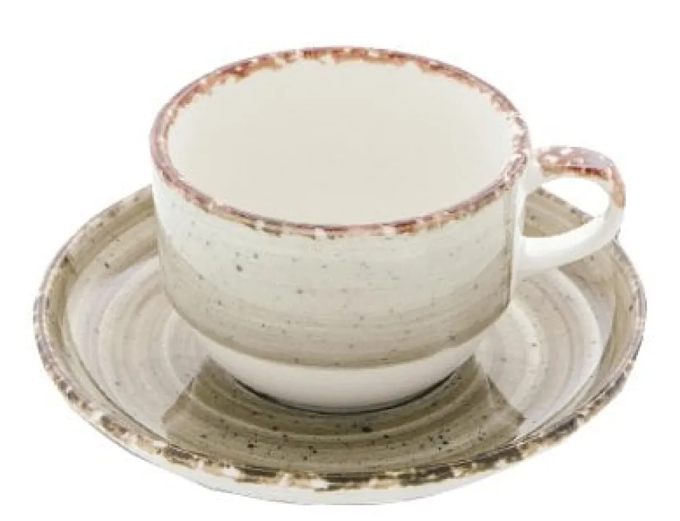 Kop en schotel terra Gural Ent 170ml 617347