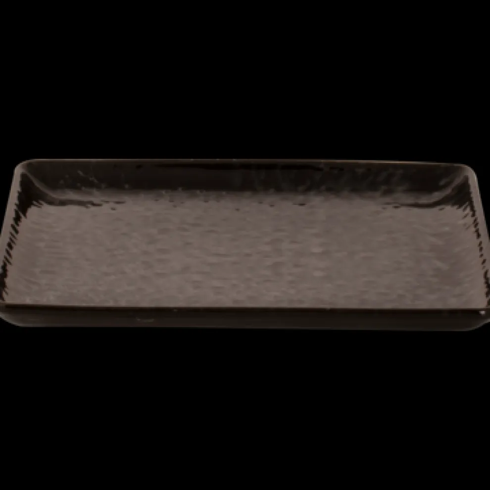 Maastricht Porselein Tahiti Bord 23 x 17 cm Zwart Porselein 533790