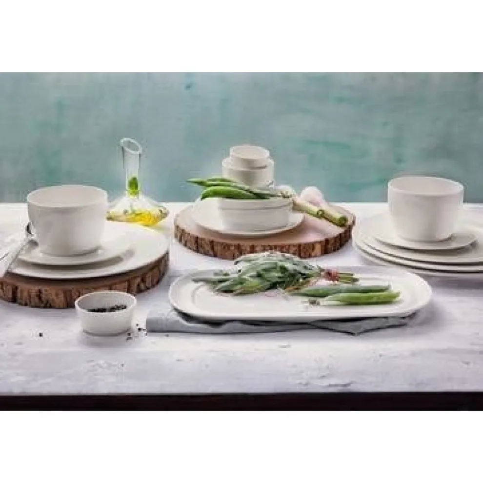 Maastricht Porselein Lux Soepkom schotel 18 cm 023 Offwhite 515722