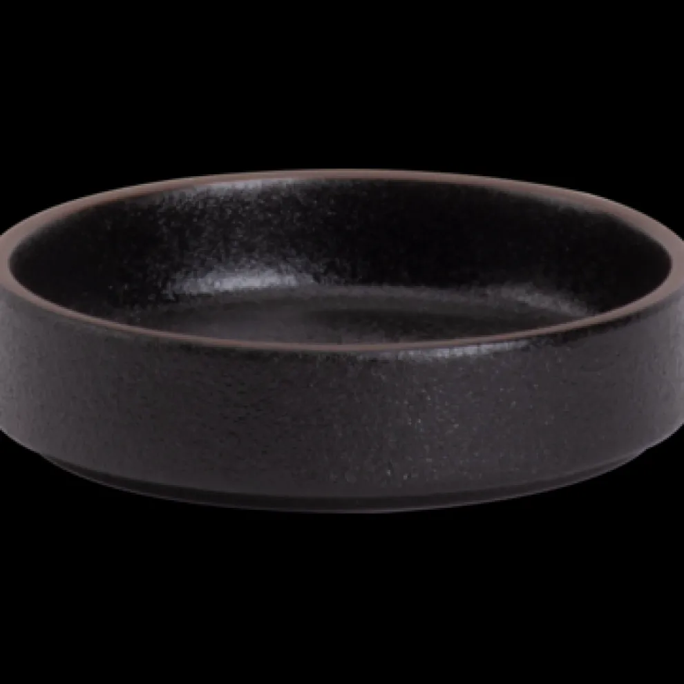 Maastricht Porselein Cafe Noir Schaal Laag 10 cm Zwart Porselein 535066