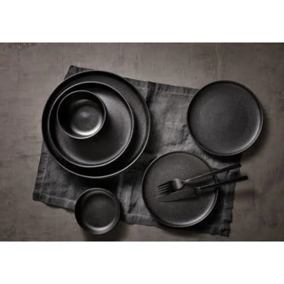 Maastricht Porselein Universe Schaal 24 x 17 cm Zwart 531874