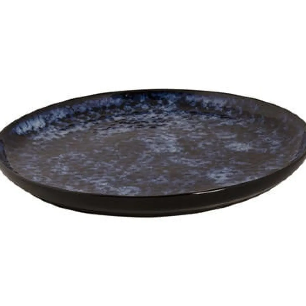 Palmer Bama Blue Bord 27 cm Blauw Stoneware 532694