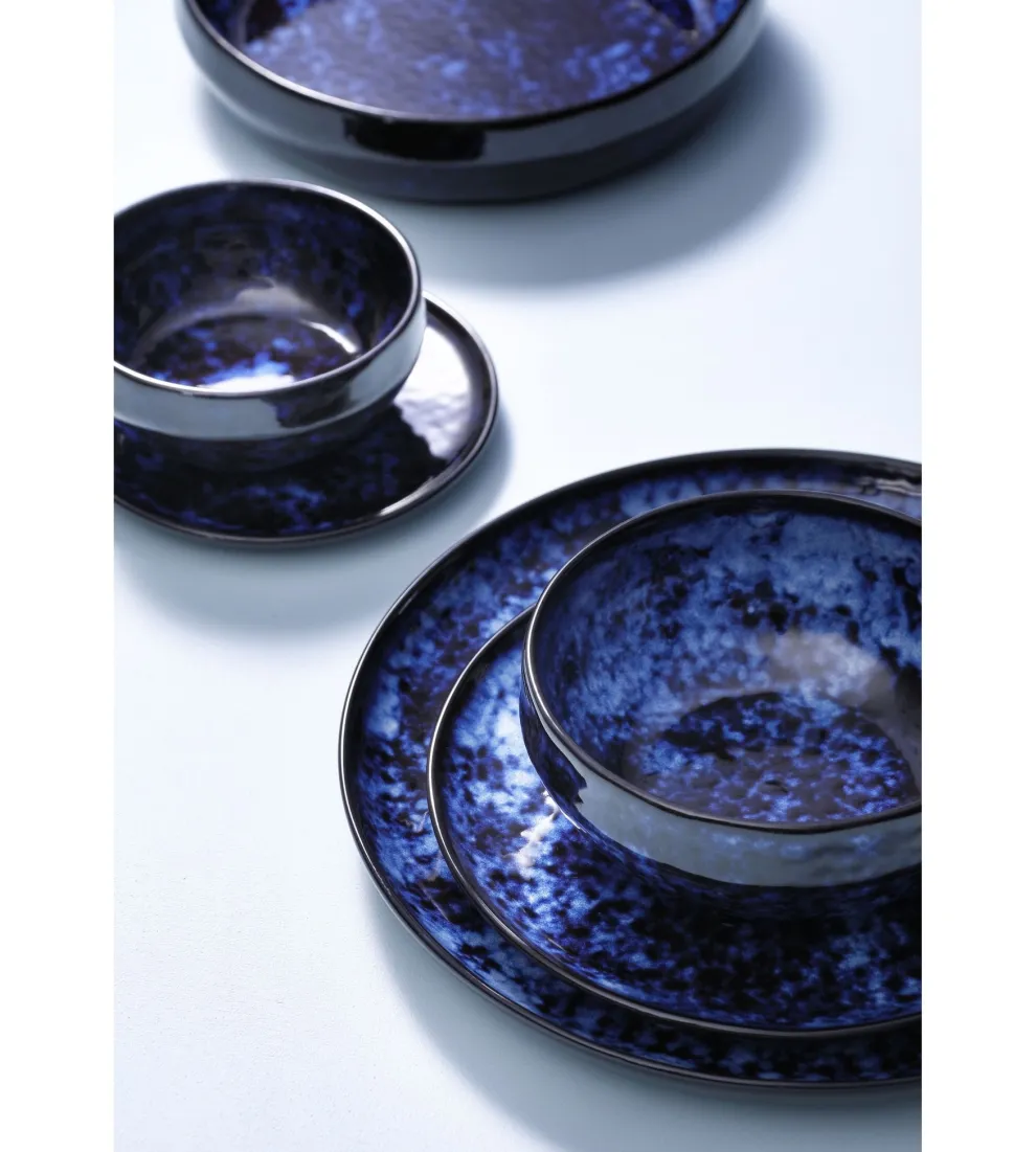 Palmer Bama Blue Bord 27 cm Blauw Stoneware 532694