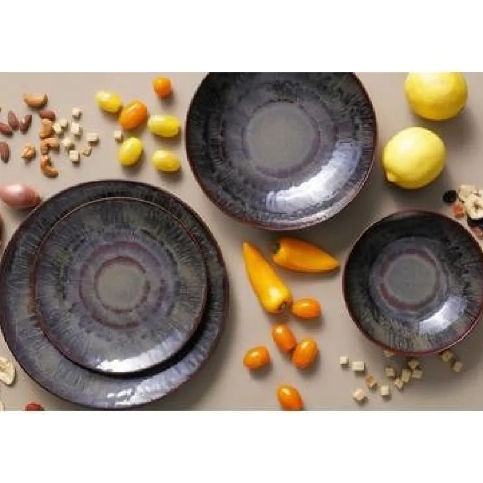 Palmer Victory Bord 21 cm Bruin Stoneware 533013