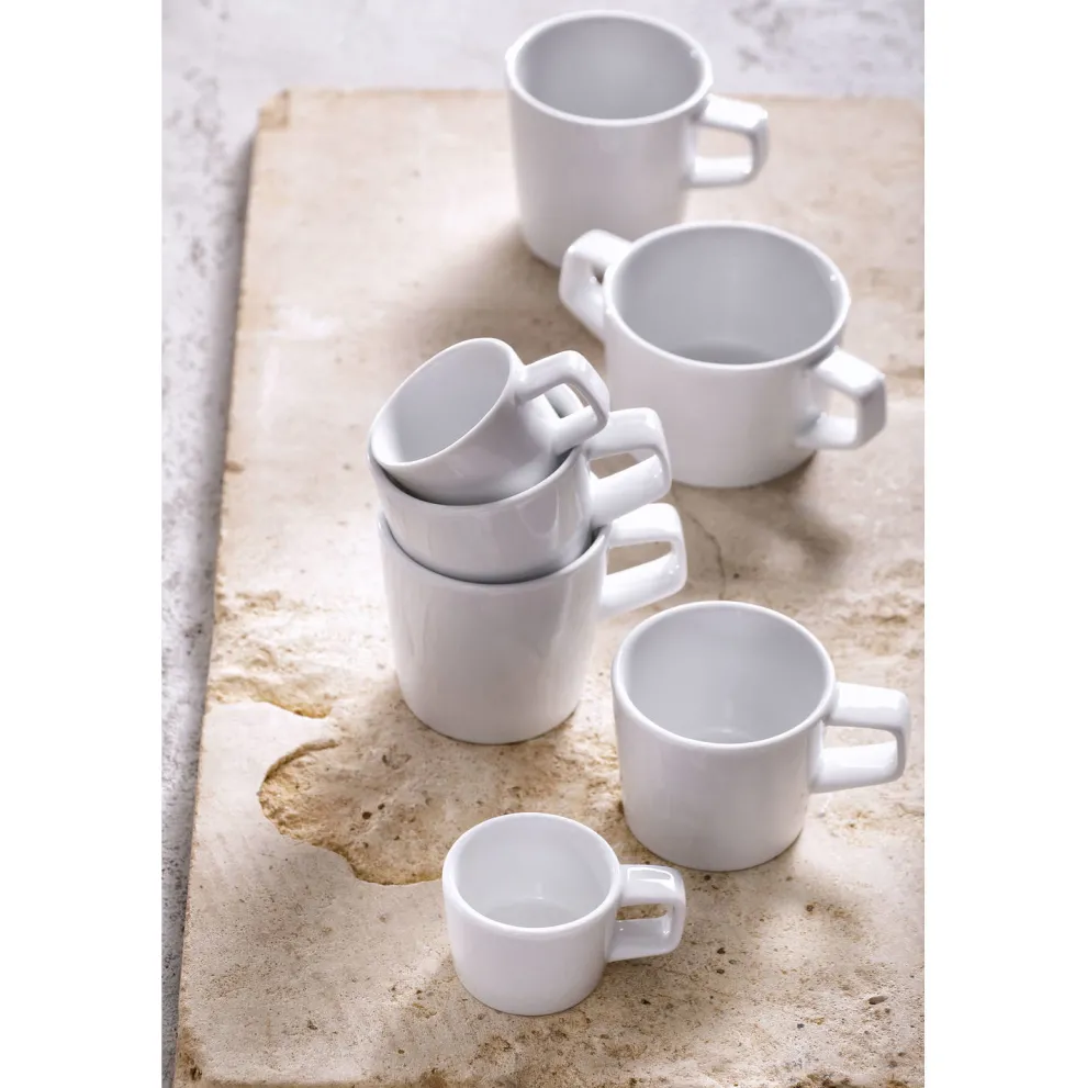 Palmer White Delight Espressoschotel 13 cm Wit Porselein 514652