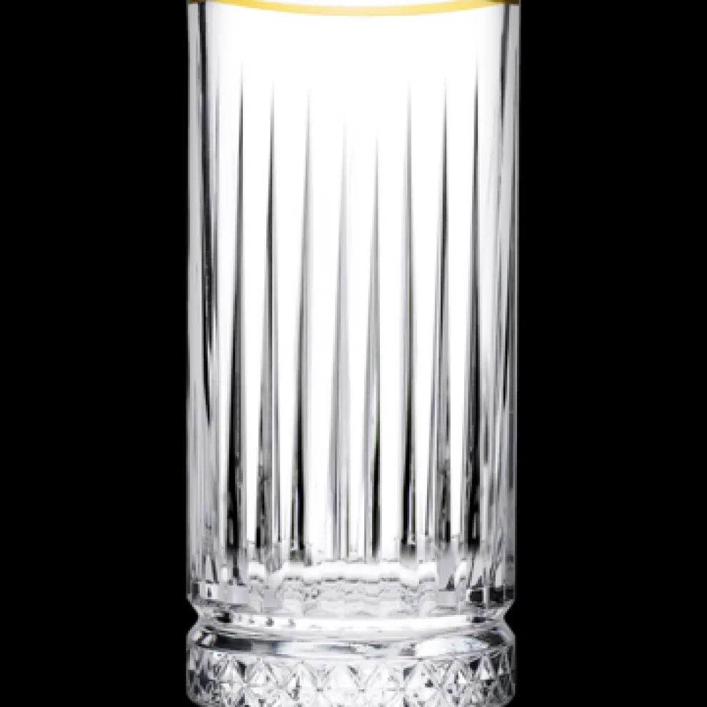 Pasabahce Elysia Longdrink 28 cl - Transparant Goud 4 stuk(s) 534792