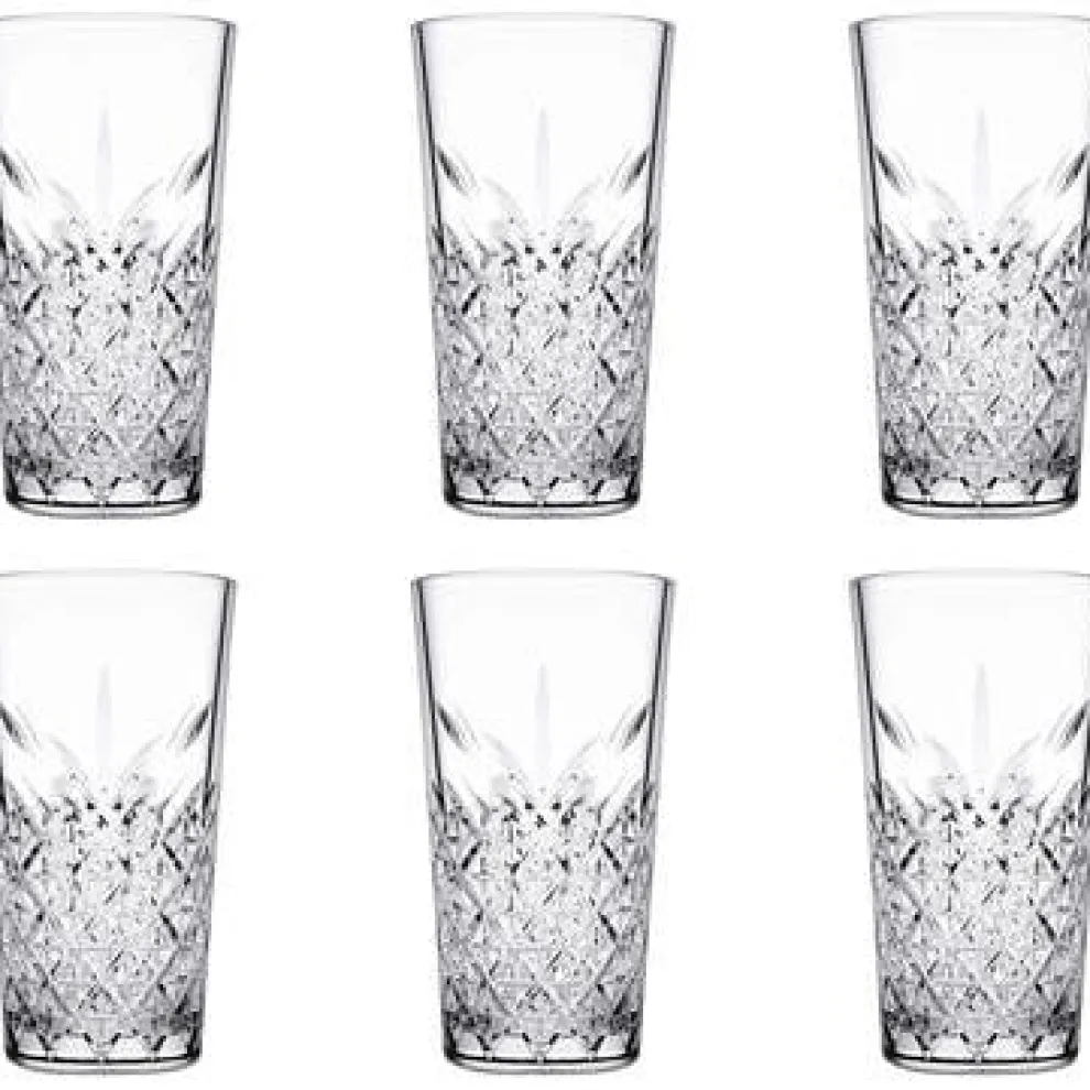 Pasabahce Timeless Longdrink 34,5 cl Stapelbaar 6 stuks Transparant 532635