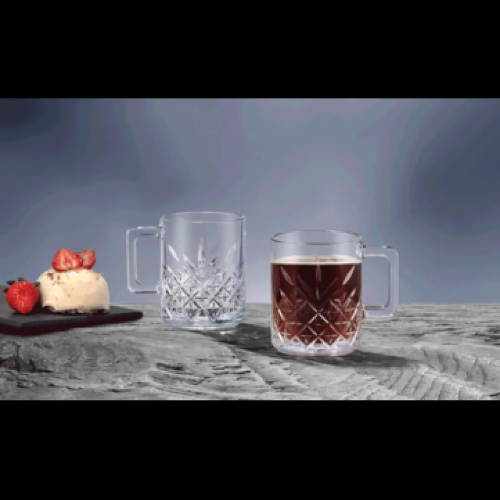 Pasabahce Timeless Theeglas 25 cl - Hardglas Transparant 2 stuk(s) 534711