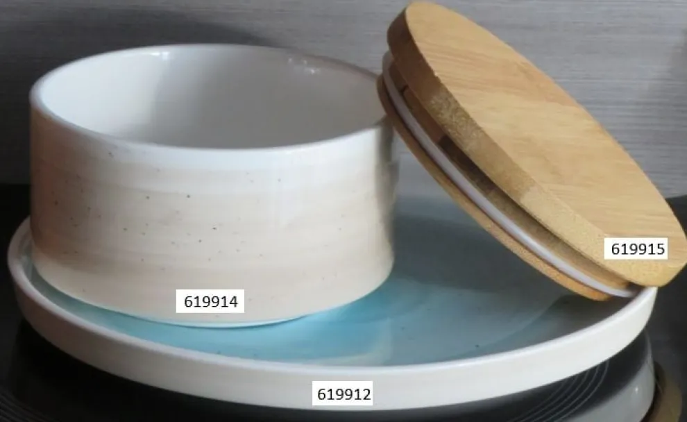 Schotel Spring beige/blauw 619919