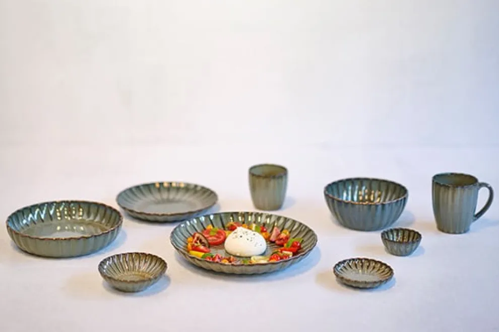 Serviesset Cosy & Trendy Astera ocean 18 delig (6 personen)