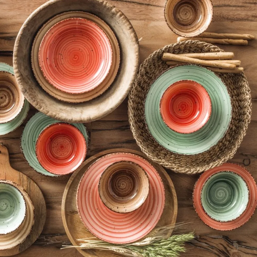 Serviesset Güral Ent Color 24 delig (6 personen)