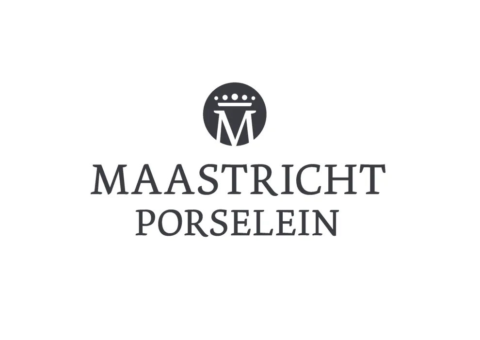 Set 6 Maastricht Porselein Bart Mat Kop & schotel 17 cl 13,5 cm Zwart 532681+532684