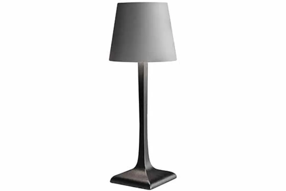 Tafellamp Securit Milano grijs-zwart LPMIBLTP